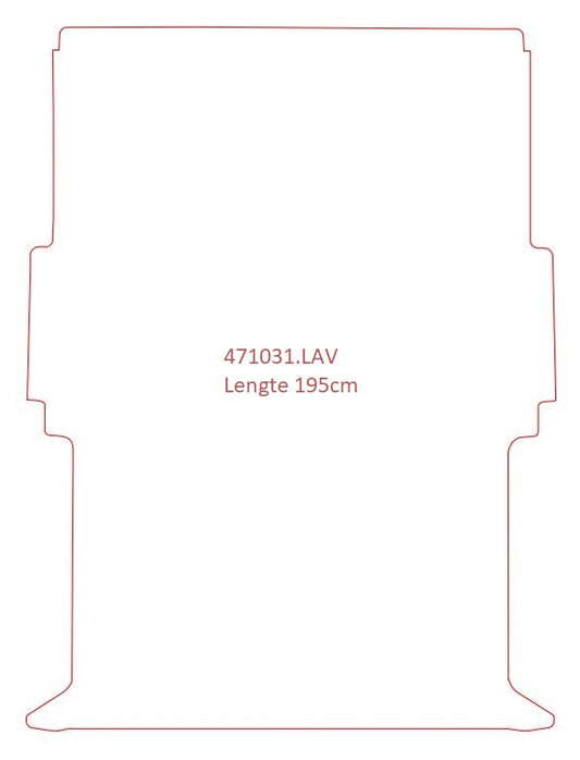 Laadvloermat Nissan NV250 (2019-Heden)