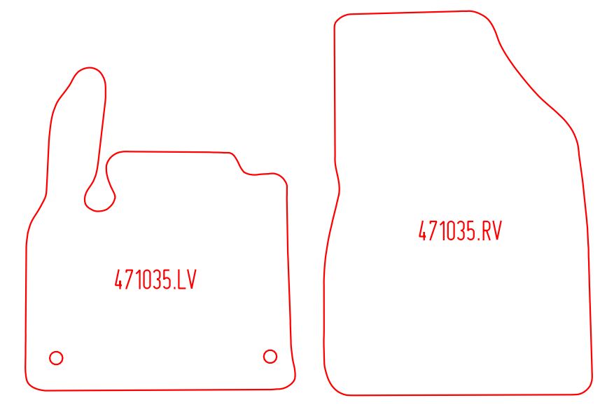 Automatten Nissan Townstar / Townstar Electric (2021-Heden)