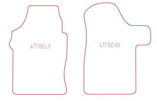Automatten Mercedes Vito 639 (dubbel cabine luxe) Bestelwagen / Vito 639 (dubbel cabine Mixto XL) Bestelwagen / Vito 639 (dubbel cabine standaard) Bestelwagen / Vito 639 (enkel cabine) Bestelwagen / Vito 639 Combi mpv (2003-2014)