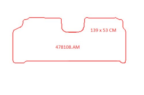 Automatten Mercedes Vito 639 (dubbel cabine Mixto XL) (2003-2014)