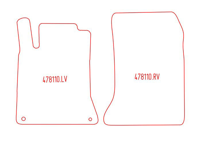Automatten Mercedes GLA  (2013-2020)