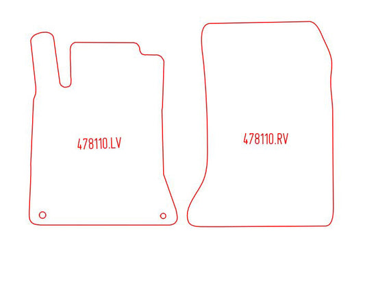 Automatten Mercedes GLA  (2013-2020)
