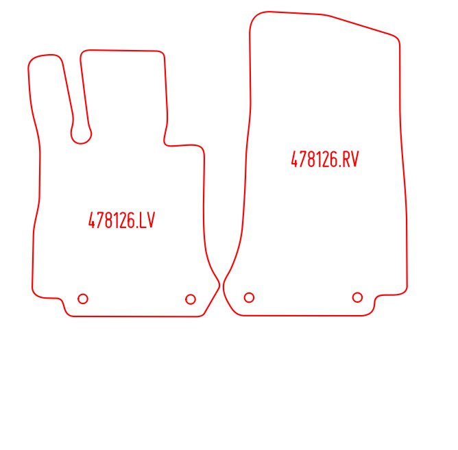 Automatten Mercedes GLC (X253) / GLC coupe (C253) (2016-2022)
