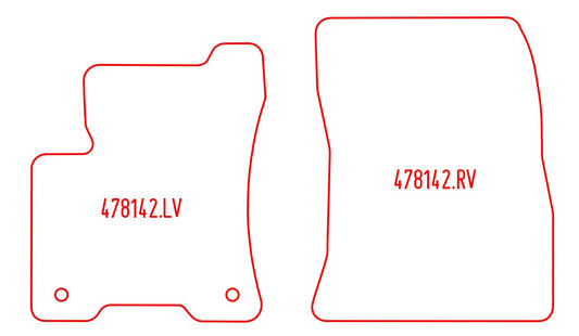 Automatten Mercedes EQA (2021-Heden)