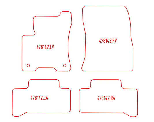 Automatten Mercedes EQA (2021-Heden)