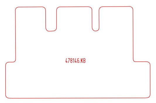 Kofferbakmat Mercedes V-klasse W447 Combi (2014-Heden)