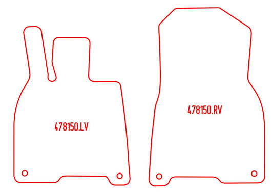 Automatten Mercedes EQE (V295) (2022-Heden)