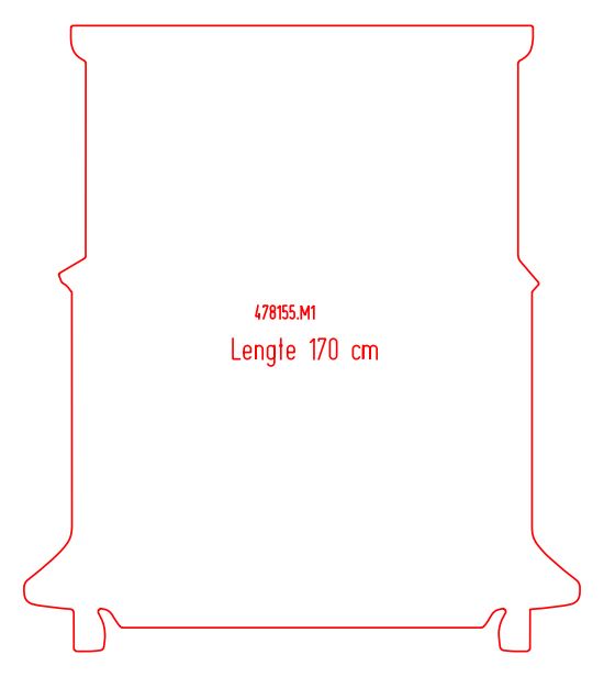 Laadvloermat Renault Kangoo / Kangoo (electric) (2022-Heden)