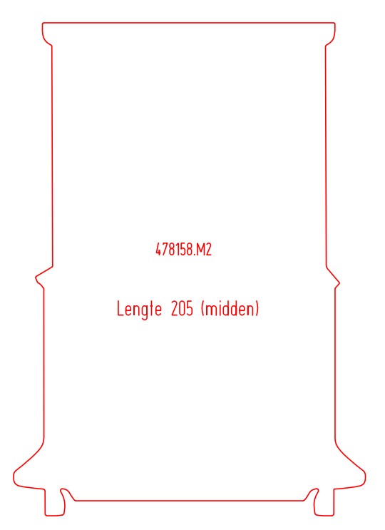 Laadvloermat Nissan Townstar Electric (2021-Heden)