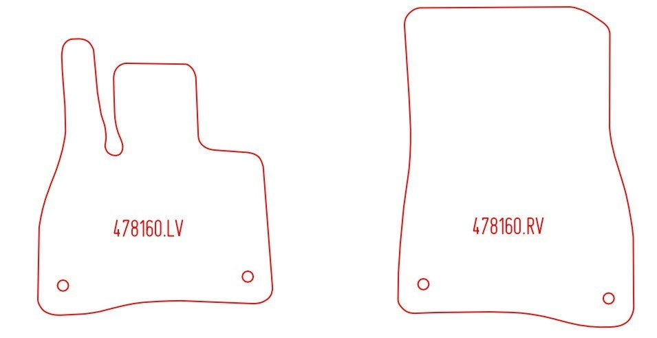 Automatten Mercedes EQE suv (X294) (2023-Heden)