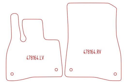 Automatten Mercedes EQS (2021-Heden)