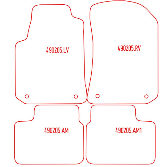Automatten MG ZT sedan / ZT-T stationwagon (2001-2005)