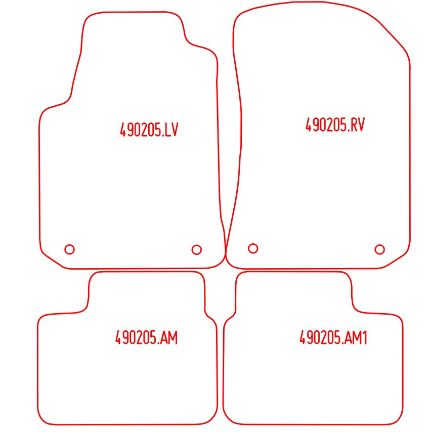 Automatten MG ZT sedan / ZT-T stationwagon (2001-2005)