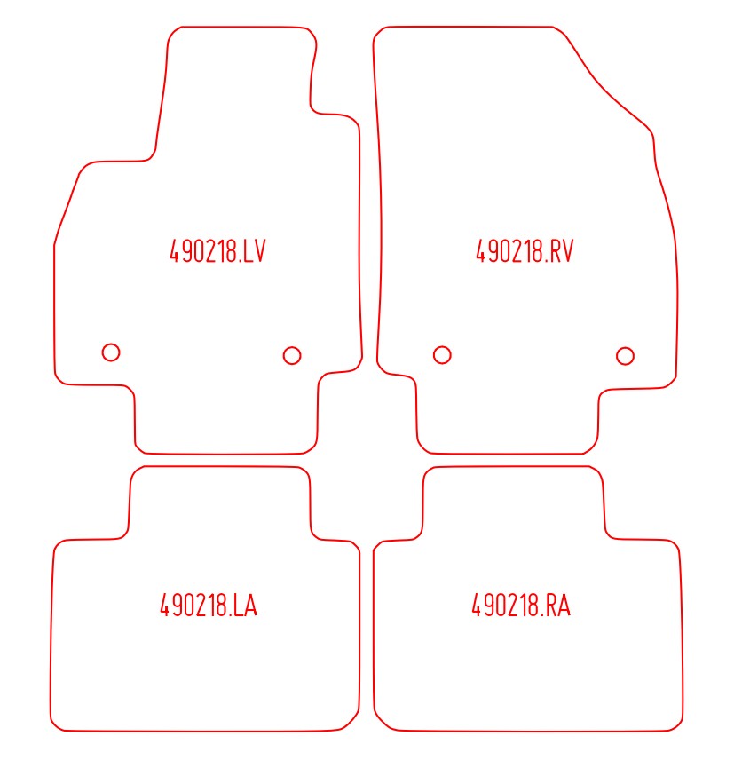 Automatten MG ZS-EV  (2024-Heden)