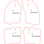 Automatten Mitsubishi Carisma hatchback / Carisma sedan (1999-1999)