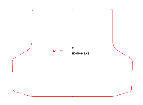 Kofferbakmat Mitsubishi Carisma hatchback / Carisma sedan (2001-2003)