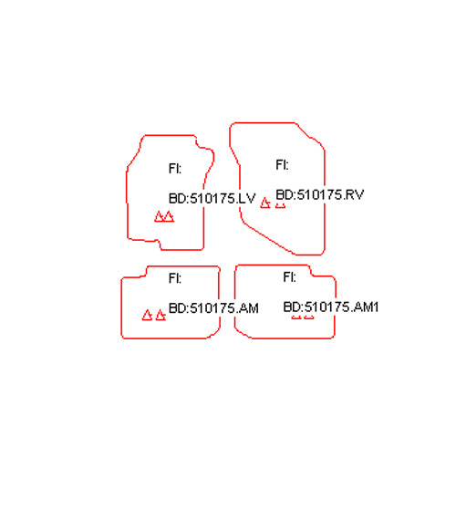 Automatten Mitsubishi Colt (1992-1996)