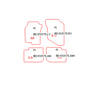 Automatten Mitsubishi Lancer hatchback / Lancer sedan (1994-1995)