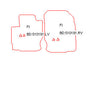 Automatten Mitsubishi Colt CZ3 / Colt CZ5 (2008-2012)