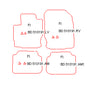 Automatten Mitsubishi Colt CZ3 / Colt CZ5 (2008-2012)