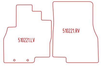 Automatten Mitsubishi Grandis (2004-2011)