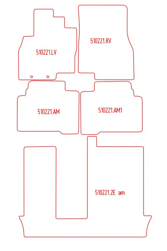 Automatten Mitsubishi Grandis (2004-2011)