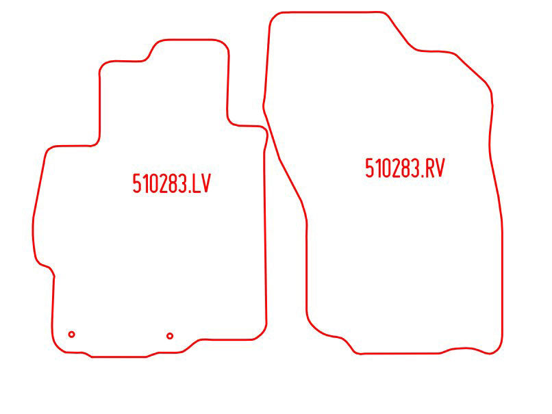Automatten Mitsubishi Lancer sedan / Lancer Sportback hatchback (2008-2011)