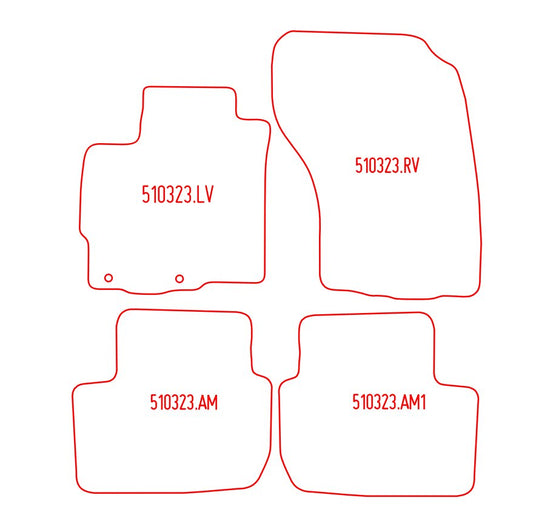 Automatten Mitsubishi Outlander (2010-2010)