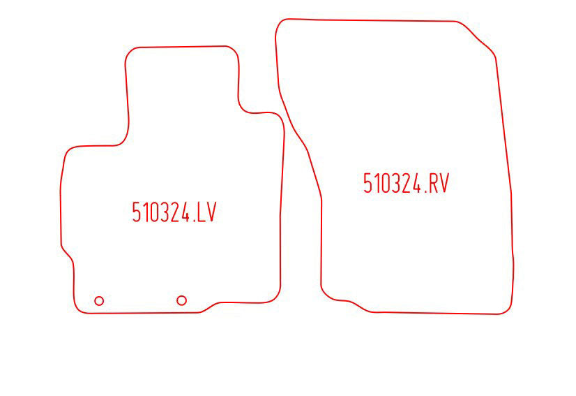 Automatten Mitsubishi Outlander III -  NIET-PHEV (2013-2021)