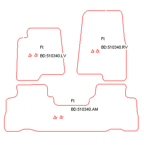 Automatten Mitsubishi Pajero Kort (2003-2003)
