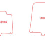 Automatten Mitsubishi Pajero Lang (2003-2006)