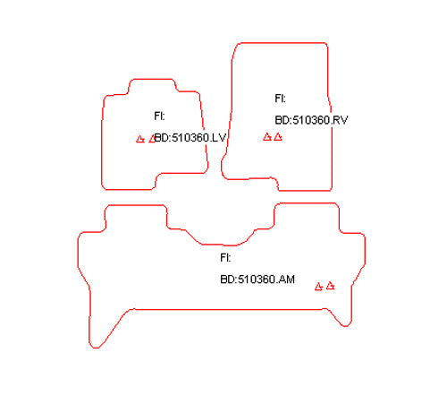 Automatten Mitsubishi Pajero LWB (2006-Heden)