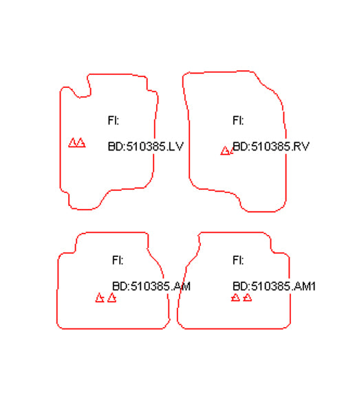 Automatten Mitsubishi Sigma sedan / Sigma Station Wagon stationwagon (1993-1996)