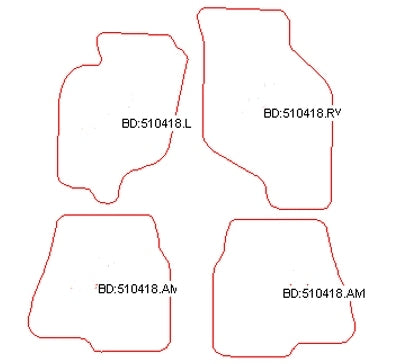 Automatten Mitsubishi Space Wagon (1991-1999)