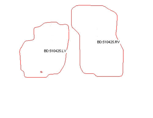 Automatten Mitsubishi Space Wagon (1999-2004)