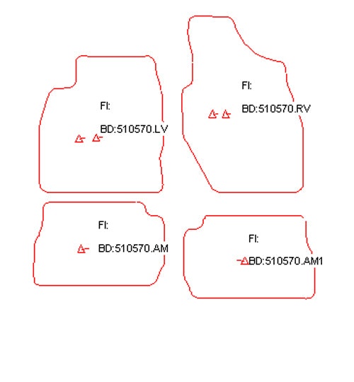 Automatten Mitsubishi Pajero Pinin / Pajero Pinin Long Body (2001-2004)