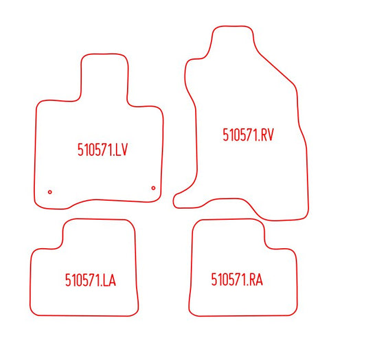 Automatten Mitsubishi i-MiEV (2010-Heden)