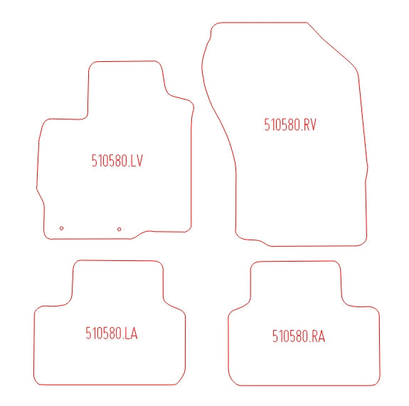 Automatten Mitsubishi ASX (2010-2022)