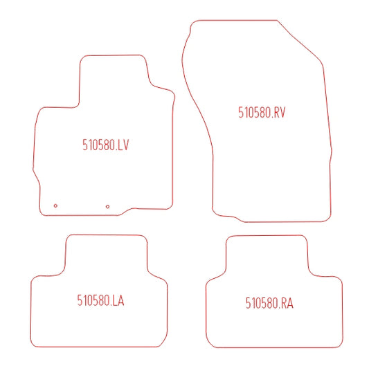 Automatten Mitsubishi ASX (2010-2022)