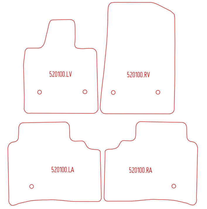 Automatten Nio ET7 (2023-Heden)
