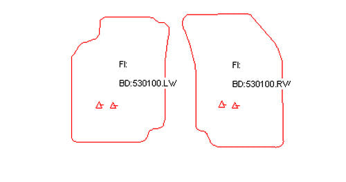 Automatten Nissan Almera hatchback / Almera sedan (1995-2000)