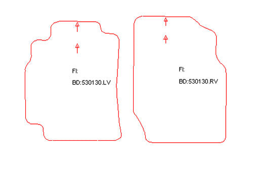 Automatten Nissan Almera hatchback / Almera sedan (2000-2007)