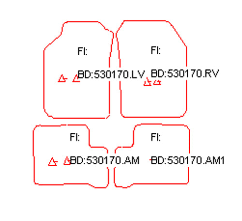 Automatten Nissan 100 NX (1991-1996)