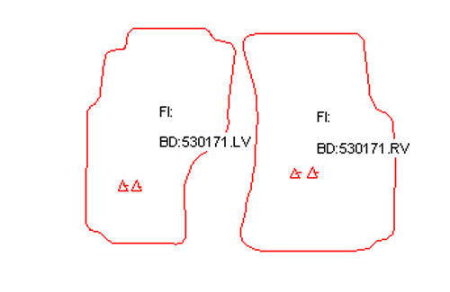 Automatten Nissan 200 SX (1994-2000)
