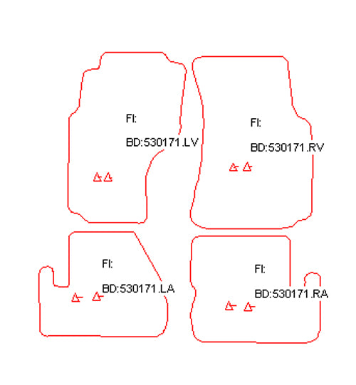 Automatten Nissan 200 SX (1994-2000)