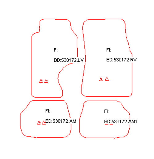 Automatten Nissan 200 SX (1989-1994)