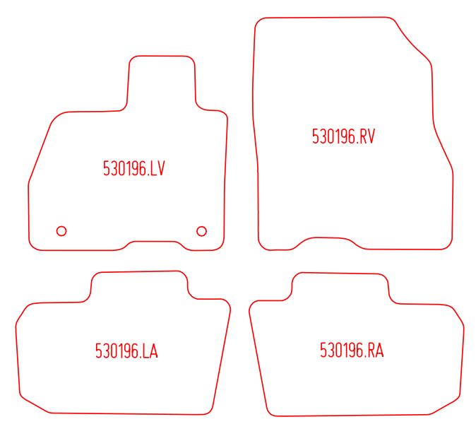 Automatten Nissan Leaf (2018-Heden)