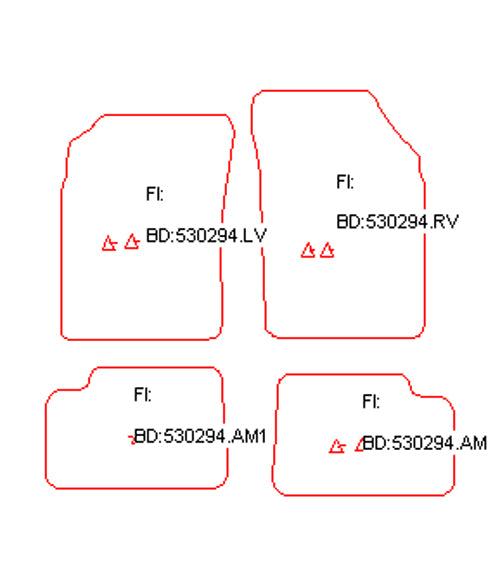 Automatten Nissan Micra K11 (1992-2003)