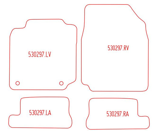 Automatten Nissan Micra C+C (2005-2011)