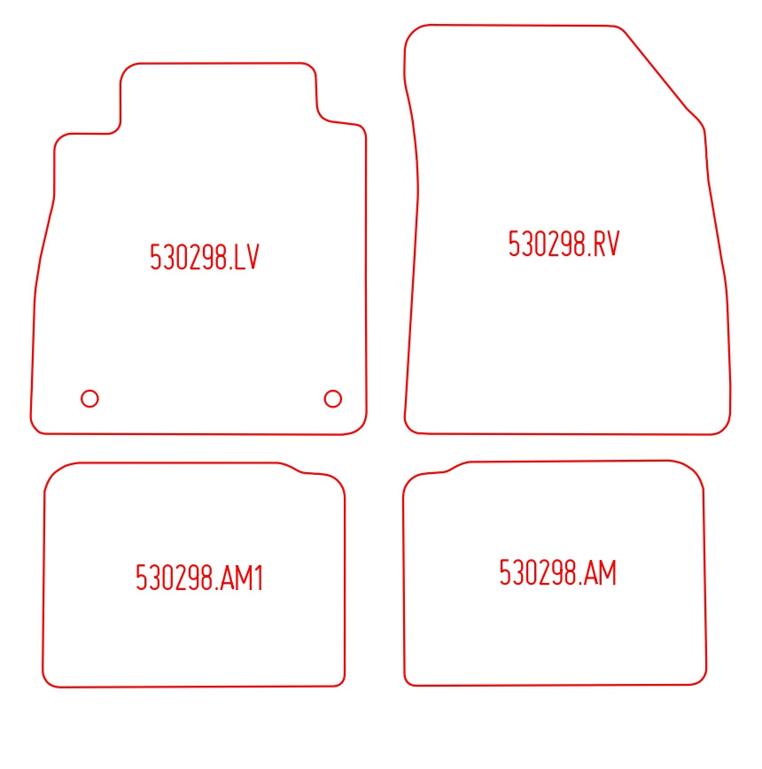 Automatten Nissan Micra K14 (2017-Heden)